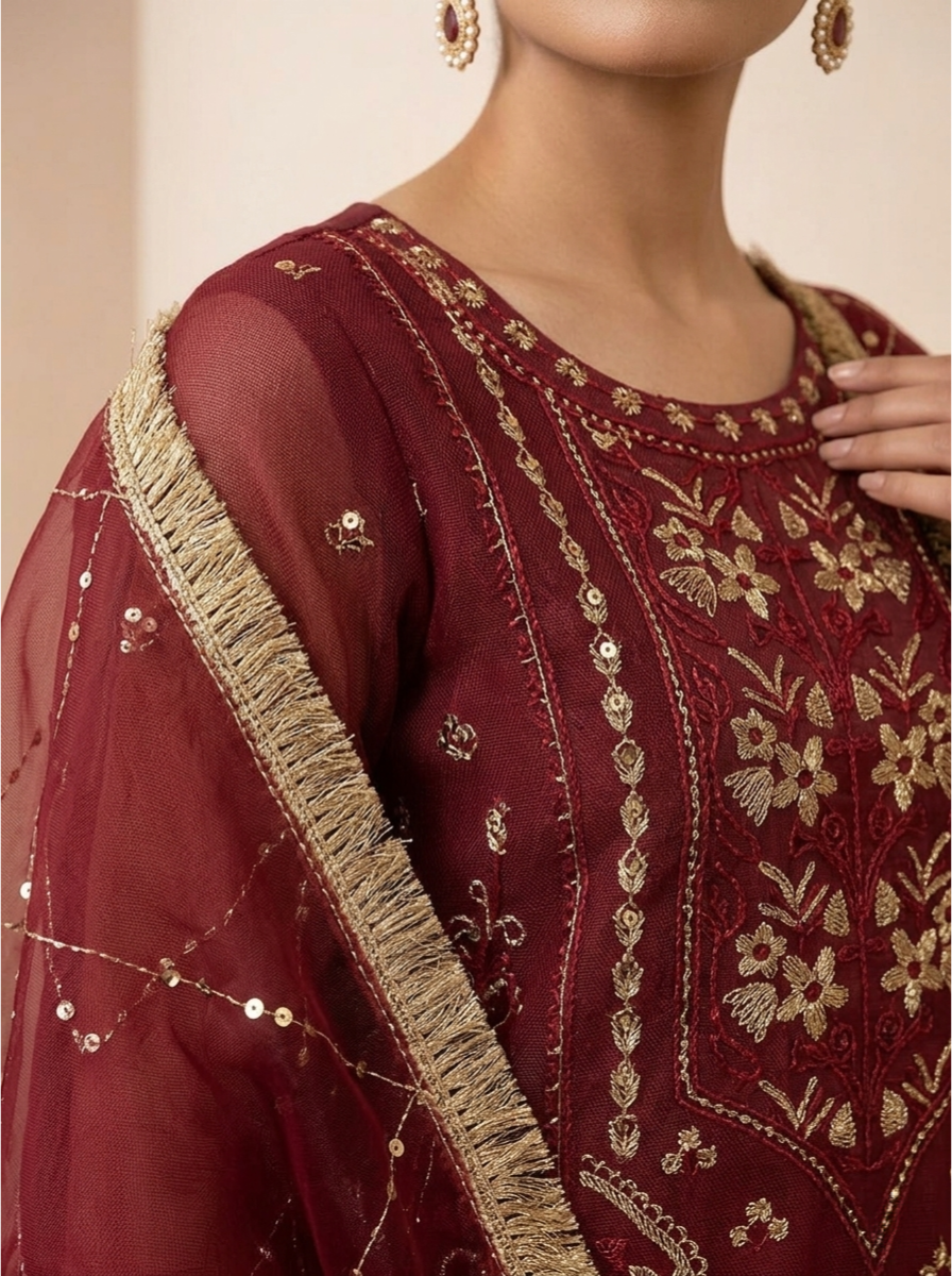 Royal Maroon ( Stitched )